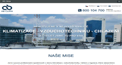 Desktop Screenshot of abclima.cz