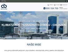 Tablet Screenshot of abclima.cz